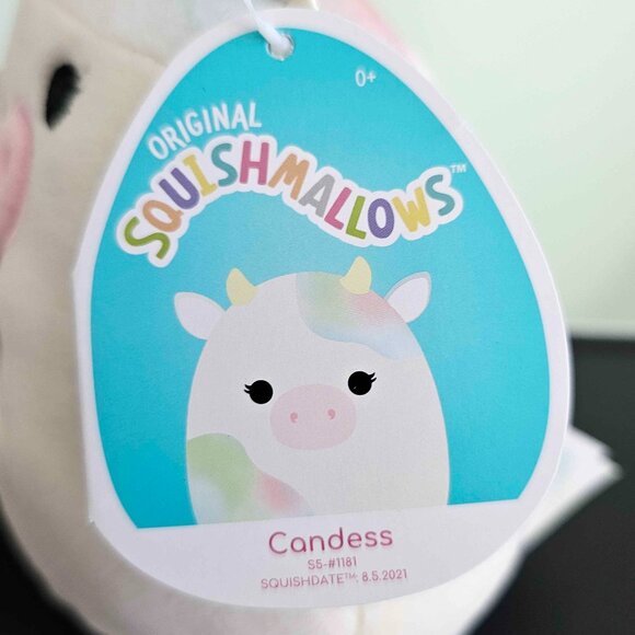 NWT 5" Candess the pastel cow Squishmallow - Picture 2 of 4